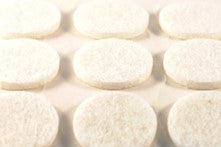 Plakvilt 40 mm wit 12 stuks