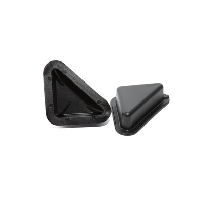 Plastic meubelpoot zwart 20mm driehoek